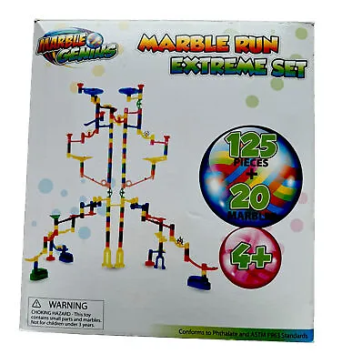 Marble Genius Marble Run Extreme Building Set 145 PCS Complete • $49.99