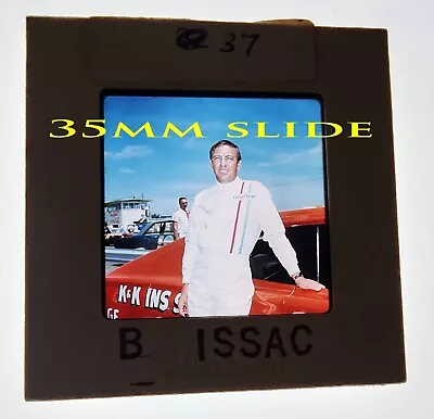 35mm Slide -bobby Issac Vintage Close Up Shot Nascar #gb4 • $9.99