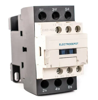3 Pole Contactor 120V Coil Auxilary Contact NO/NC 40A 30A 3Phase 32A AC1 50A • $32