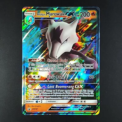 Alolan Marowak GX SM187 - JUMBO Black Star Promo - Pokemon Card • $5.90