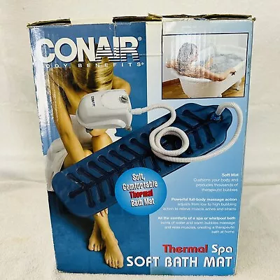 Conair Body Benefits Thermal Spa Soft Bath Mat MBTS2W Massaging Mat Home Spa • $43.99