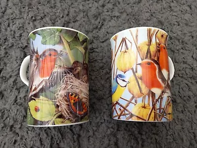 2 New Danbury Mint Simon Mendez Robins Mugs. Parenthood & Robins. • £7