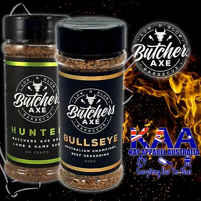 BBQ Rub Butchers Axe BBQ Rubs Hunter & Bullseye 2 Rub Set Smoking American BBQ • $28