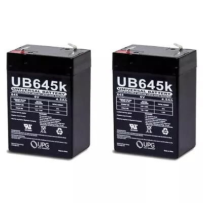 UPG 2 Pack - UB645 Sealed Lead Acid Battery  • $24.99