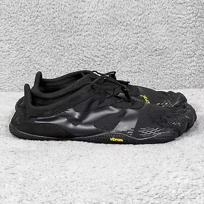 Vibram KSO EVO Mens Size 12 Cross Training Shoes Black Fivefingers 14M0701 • $59.99