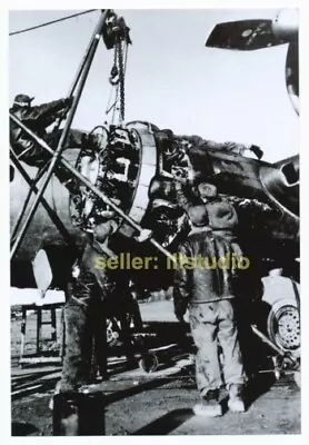 B-17 Ground Crews At Work 12 O'clock High RARE 4x6 PHOTO In MINT CONDITION #6 • $11.95