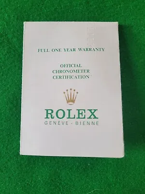 Rolex Vintage Garantie Paper 1981 Open Blank • $995.95