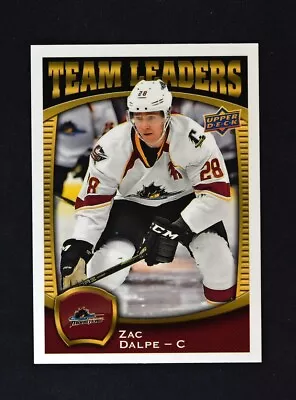 2018-19 18-19 UD Upper Deck AHL Team Leaders #TL-9 Zac Dalpe • $0.99