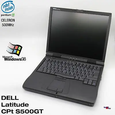 Dell Latitude Cpt S500GT Notebook Laptop Windows 98 Parallel Port RS-232 Tvout • $567.77