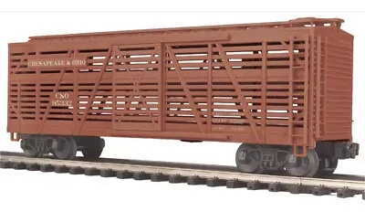 Mth Premier Chesapeake & Ohio 40’ Stock Cattle Car 20-94522! O Scale Train C&o • $64.99