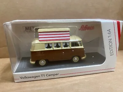 1/64 Schuco Volkswagen Vw T1 Camper Open Top Brown/beige • $16.99