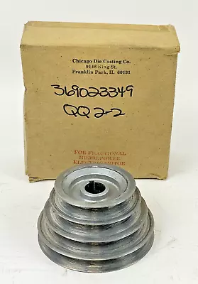 CHICAGO DIE CASTING - 143-3/4  - 3/4 In. 4-Step Cone Pulley - 2-1/2  H X 4-1/2 W • $100.87