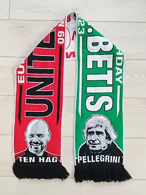 Manchester United Vs Real Betis FAN Football Match Scarf • $19.50