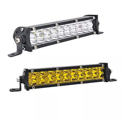 7inch Slim LED Light Bar Fog Driving Dual Row For Truck Off Road ATV SUV Car UTE • $42.71