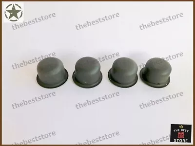 New Military Willys Jeep F/r And R/r Wheel Bearing Hub Dust Cover (set Of 4) • $17.50