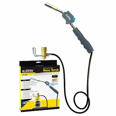 BLUEFIRE Self Ignition 3' Hose Gas Welding Turbo Torch Fuel MAPP MAP Pro Propane • $43.89