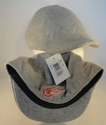 $20 • Buy Detroit Red Wings NHL Gatsby Hat CCM Size L/XL Gray Beret Cap