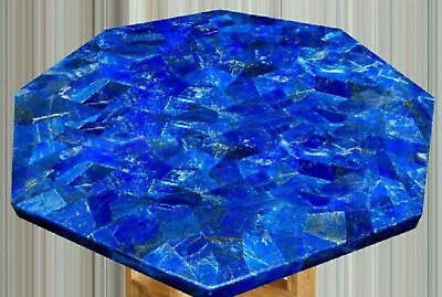 12'' Marble Coffee Center Table Top Inlay Malachite Blue Lapis Antique Mosaic Ff • $256