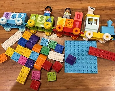 Lego Duplo Bulk Mixed Bricks Train Dog Numbers  Piece Minifigures • $12