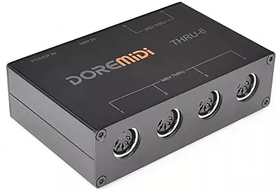 USB MIDI Interface 1-in 6-out MIDI Thru Box MIDI Splitter • $89.99