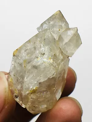 Natural Herkimer Diamond Crystal Cluster Carving Quartz Crystal Tip Sample H245 • $33.47