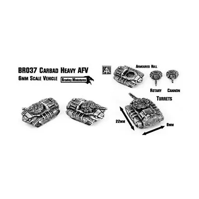 £25.51 • Buy Alternative Armies Sci-Fi Mini 6mm Carbad Heavy AFV Pack New