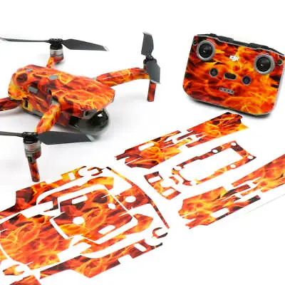 $37.50 • Buy Fire N Flames Drone Skin Wrap Stickers Decal For DJI Mavic Air 2