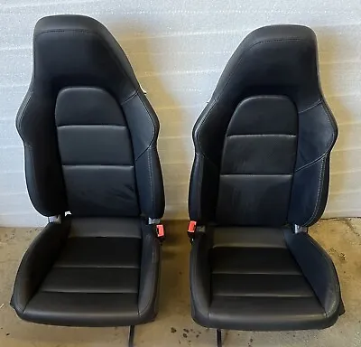 2015 Porsche Boxster Cayman S 981 991 Heated Black Leather Sport Seats 13-19 • $3499.99