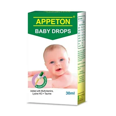 Appeton Multivitamin Plus Baby Infant Drop 30ml Supplement Healthy Growth Lysine • $32.99