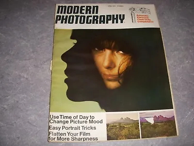 MODERN PHOTOGRAPHY Magazine APRIL 1970 EASY PORTRAIT TRICKS PICTURE MOOD! • $14.99