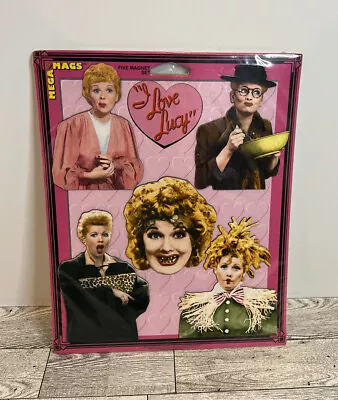 I Love Lucy TV Show Vintage 90s Magnet Set Pink Black Green Gold Red Five NEW • $5