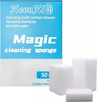 50 Pcs/Lot Magic Sponges Cleaning Eraser Melamine Sponge Foam PadsMulti-Functio • $19.30