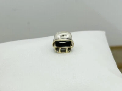 £44.43 • Buy Pandora Sterling Silver 925 & 14k Gold Football Helmet 