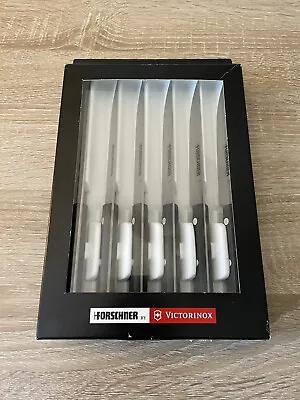 Victorinox Swiss Army Forschner 6-Piece 5  Steak Knife Set With POM Handles • $59