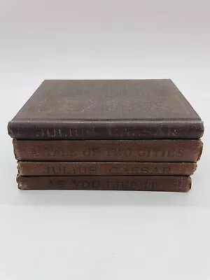 Shakespeare Dickens 1925 Macmillan Pocket Classics Set Of 4 • $29