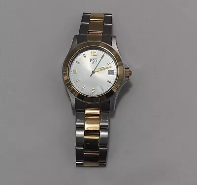 ESQ Esquire Quartz Swiss Watch Men's Dual Tone Waterproof E3487 (Needs Battery) • $70