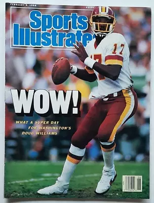 1988 Washington Redskins Doug Williams Super Bowl Sports Illustrated No Label • $21.95