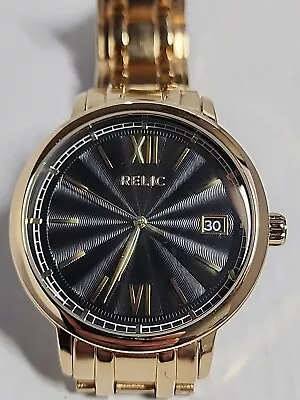 Relic Men's ZR77289 Darrin Analog Display  Gold Watch Looks NEW (467) • $18