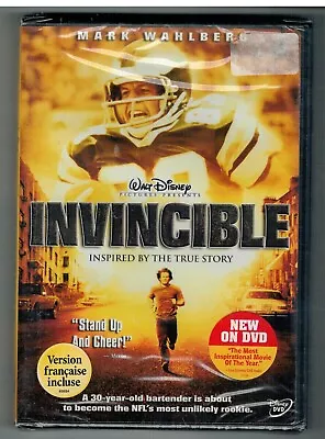 Walt Disney Invincible Inspired By A True Story DVD 2006 New Mark Wahlberg • £4.91