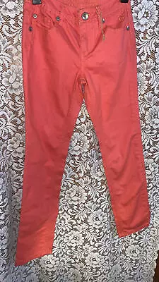 Justice Girls Jeans Peachy Pink Size.12S EXC Simply Low • $18.09