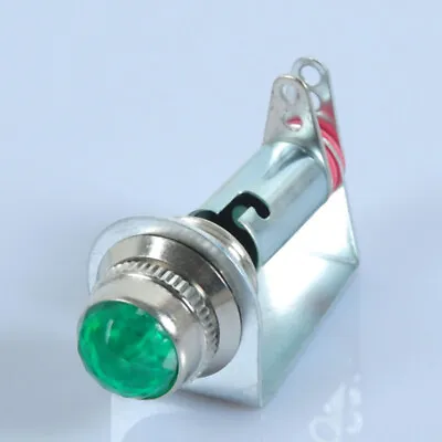 1pc Guitar Amp Green Jewel Lamp Indicator Amplifier For Pilot Light Metal • $8.27