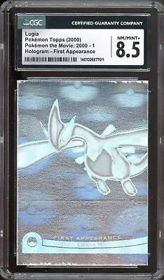 Topps Pokemon The Movie 2000 Lugia First Appearance Foil #1 CGC 8.5 • $1525