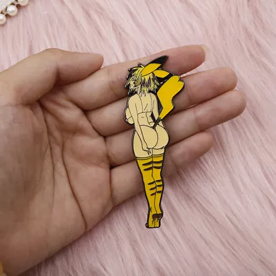 New Pokémon  Pikachu Sexy Anime Metal Badge  Collection Pin • $25.63