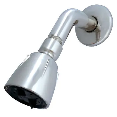 Mobile Home Replacement 6  Shower Head Arm And Flange Brushed Nickel Finish • $11.95
