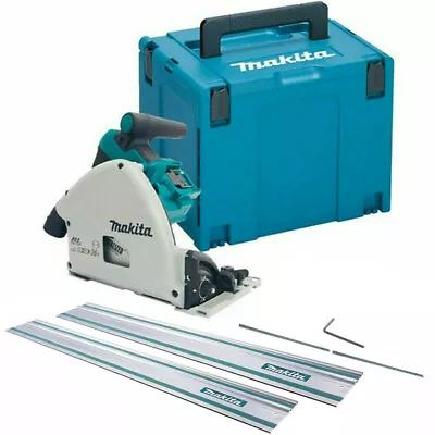 Makita DSP600ZJ 36V 165mm Brushless Plunge Saw With 2 X Guide Rails & Connector • £539