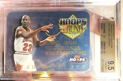 Michael Jordan 1997 Skybox Hoops #ff4 Frequent Flyer Club Foil Insert Bgs 9.5  • $600