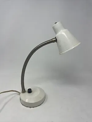 Vintage Mid Century Mini Desk Office Light Lamp Metal Retro Mod Eames Era Atomic • $19.99