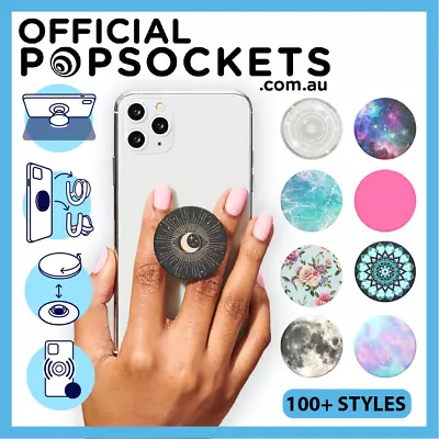 $16.95 • Buy PopSockets Standard PopGrip Phone Case Grip Stand Mount Holder Swap IPhone