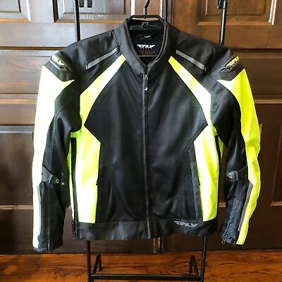 Fly Technical Riding Gear Men's M Coolpro Jacket Motorcross Hi Vis/Black Armor • $79.99