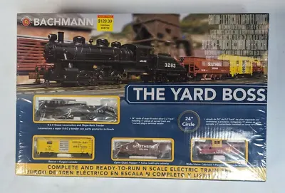 Bachmann THE YARD BOSS Complete N Scale Electric Train Set 24014 NEW SEALED • $85.51